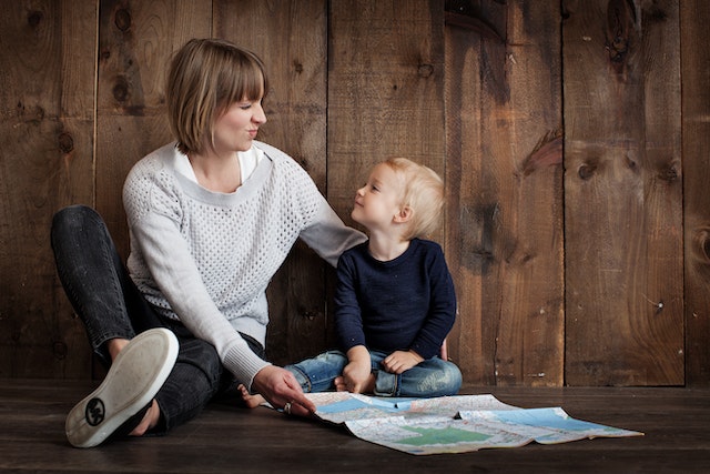 mother with small child