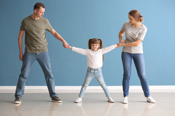 parents fighting over child