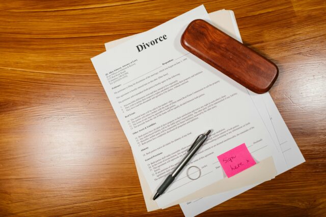 divorce paperwork